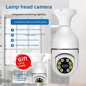 Nhỏ OEM 2MP đầy đủ màu sắc v360pro toàn cảnh CCTV <span class=keywords><strong>Wifi</strong></span> <span class=keywords><strong>ip</strong></span> <span class=keywords><strong>camera</strong></span> E27 PTZ 1080P An ninh ánh sáng bóng đèn chủ đám mây lưu trữ dữ liệu CMOS - Product Image 4