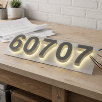 Lettres rétroéclairées LED DakeSign pour restaurants de restauration rapide, espaces commerciaux, enseignes publicitaires personnalisables, décoration, conception gratuite