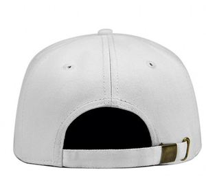 Casquette de sport snapback 5 panneaux à visière plate, entièrement blanche, brodée en 3D avec drapeau national, personnalisée Coupe du Monde de Football 2026 - Product Image 5