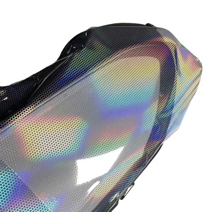 Film vinyle laser arc-en-ciel pour phares de voiture, film de changement de couleur pour phares, type nid d'abeille, film pour phares de véhicule, pour le style des phares - Product Image 1