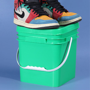 Bán buôn biểu tượng tùy chỉnh bao bì xô thực phẩm cấp PP vuông Thùng với nắp và xử lý vật liệu nhựa - Product Image 3