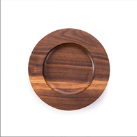 Sous-verre rond en bois de noyer écologique et mignon LEXDO
