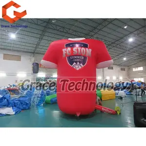 Custom Inflatable T-shirt Model Advertising Inflatable Clothes T-shirt Balloon Factory Inflatable Jersey for Sale