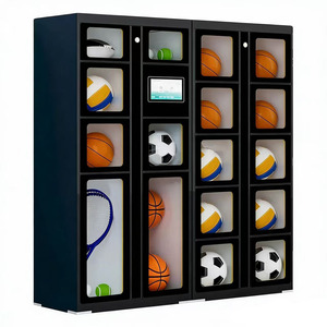 Casiers de <span class=keywords><strong>location</strong></span> de ballons de basket intelligents de haute qualité avec serrure électronique, assemblés, durables, pour le rangement d'équipements sportifs - Product Image 1