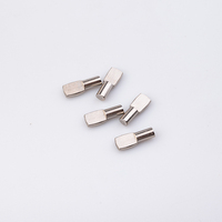 Support de fixation en acier nickelé pour étagère, armoire, pignon à vis, accessoires de meubles certifiés ISO9001 ROHS GDTYF