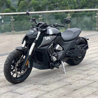 Nouvelle moto lourde BENDA LIAO 700 Black Flag 500CC, quatre cylindres, refroidie par eau, style rétro, GINZA Prince