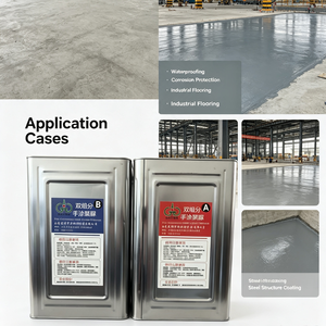 Revestimiento Impermeable de <span class=keywords><strong>Poliurea</strong></span> de 2 Componentes de Alta Elasticidad para Aplicación Manual OEM |   Sellador Líquido para Grietas en Techos Planos de Hormigón (MOQ Bajo) - Product Image 3