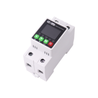 Nouvel Arrivage QJC 63A Interrupteur Intelligent WIFI TUYA avec Compteur d'Énergie Kwh, Disjoncteur, Contrôle à Distance, Tension, Courant et Détection de Fuite