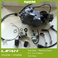 Moteur Lifan 125cc 4 temps 2 soupapes 1P52FMI-K moteur de vélo de terre pour Honda XR50 CRF50 XP CRF 50 70
