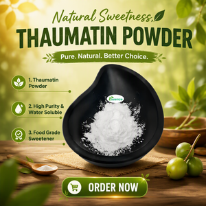 Mejor Precio, Edulcorante Taumatina de Grado Alimenticio, Polvo de Taumatina Natural de Alta Pureza a Granel - Product Image 1