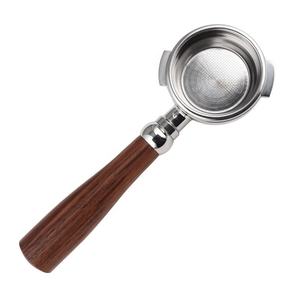 Kit de porte-filtre en bois, panier de filtre à expresso, porte-filtre <span class=keywords><strong>Bezzera</strong></span> Bz10, porte-filtre sans fond de 58 mm - Product Image 1