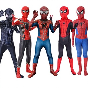 Costume Classico da Supereroe in Spandex per Bambini, Tuta per Cosplay di Spider-Man, Personaggi dei Cartoni Animati, Film, Anime e TV, per Bambini di Tutte le Età - Product Image 2