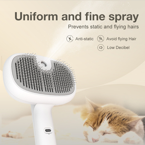 KUDI-Cepillo de limpieza automática para mascotas, peine rociador de agua fría a vapor, para perros y gatos - Product Image 2