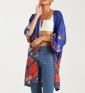 Di alta qualità Su Misura In Raso Kimono Abito per la Sposa e Le Damigelle D'onore della ragazza Camicia Da Notte - Product Image 1