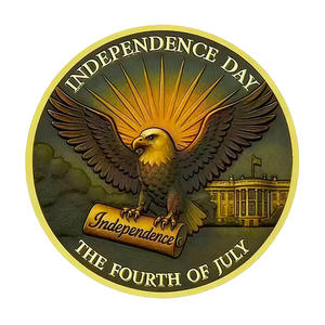 記念硬貨 リバティテーマ 独立記念日 高品質カラー印刷 工芸品 コレクション 装飾 - Product Image 3