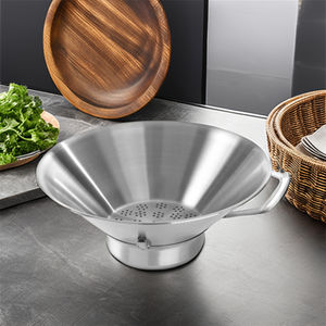 Yüksek kalite paslanmaz çelik fransız Fry damlayan tepsi çip patates kızartması kevgir kızartma mutfak restoran için filtre - Product Image 3