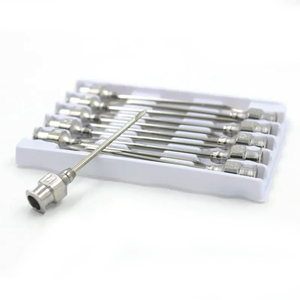 Aiguilles de vaccination réutilisables pour la volaille <span class=keywords><strong>Seringues</strong></span> vétérinaires en métal 12G-20G fabriquées en acier inoxydable pour une utilisation durable - Product Image 6