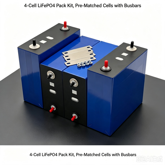 High Capacity Lithium Iron Phosphate Raw Cell 3.2V 314Ah Low Internal Resistance for Industrial Solar Storage System