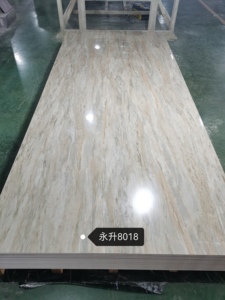 Panel de Pared de Mármol con Acabado Brillante AMER UV, Fácil de Instalar, Impermeable, Ecológico, Decoración de Interiores, Nuevo Diseño, Lámina de PVC - Product Image 6