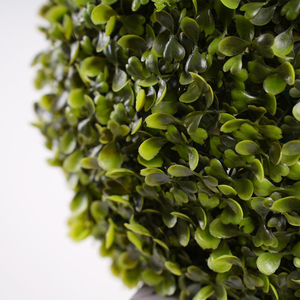 شجرة عشب خشب البقس الصناعي من البلاستيك توبياري كرة شجرة ديكور منزلي داخلي خارجي شجيرات بوعاء للشرفة الأمامية - Product Image 3