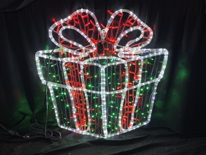 Boîte cadeau <span class=keywords><strong>de</strong></span> <span class=keywords><strong>décoration</strong></span> <span class=keywords><strong>de</strong></span> <span class=keywords><strong>Noël</strong></span>, lumières LED 2D à motifs <span class=keywords><strong>pour</strong></span> la <span class=keywords><strong>décoration</strong></span> <span class=keywords><strong>de</strong></span> fête, <span class=keywords><strong>décoration</strong></span> <span class=keywords><strong>de</strong></span> parc - Product Image 6