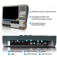Console de contrôle d'éclairage mobile Mini Quartz Titan DMX avec 7+8 Go de RAM + 120 Go de SSD, dernière version V17 V18