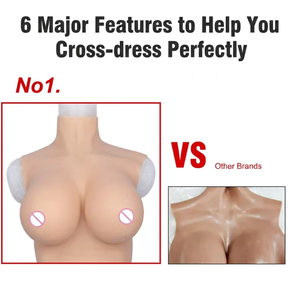 Prothèse mammaire réaliste en silicone pour homme et femme, taille E, <span class=keywords><strong>seins</strong></span> sexy, <span class=keywords><strong>faux</strong></span> <span class=keywords><strong>seins</strong></span> super doux pour <span class=keywords><strong>travestis</strong></span>, sissy, transgenres, transvestites - Product Image 5