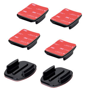 Kit de fixation adhésive Suptig avec patins collants pour caméras <span class=keywords><strong>GoPro</strong></span> <span class=keywords><strong>Hero</strong></span> 12 11 10 9 8 7 6 5 <span class=keywords><strong>4</strong></span> noires et argentées - Product Image 3