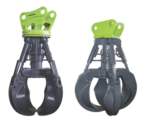 TAEKKO Grappin hydraulique rotatif type <span class=keywords><strong>Orange</strong></span> Peel pour excavatrice 6-8t 15t, pour ferraille - Product Image 5