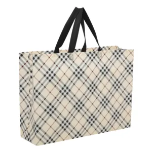 रुइचेंग उच्च गुणवत्ता वाले कस्टम रीसाइक्लेबल शॉपिंग बैग लोगो के साथ गैर-बुने हुए कपड़े के बैग सुपरमार्केट के लिए गैर-बुना टोट बैग