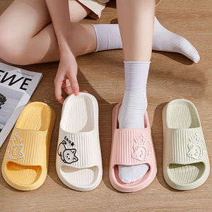 Dibujos animados gatito punta abierta plana señoras para <span class=keywords><strong>zapatillas</strong></span> transpirable verano cómodo con ligero impermeable EVA suela suave Mate - Product Image 2