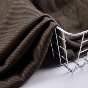 Polyester-Spandex 2*2 Rippstrick Hochdichter Anti-Pilling Atmungsaktiver Einfarbiger Rippstrickstoff für Jungen- und Mädchen-T-Shirts - Product Image 2