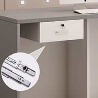Bureau d'accueil moderne pour salon de beauté Comptoir caissier Magasin de vêtements Établissement de formation Lumière LED Hôtels Bâtiments de bureaux