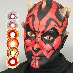 Costume d'Halloween Lentilles <span class=keywords><strong>de</strong></span> <span class=keywords><strong>contact</strong></span> colorées Lentille folle Contacts <span class=keywords><strong>de</strong></span> couleur d'anime Lentille pour les yeux <span class=keywords><strong>de</strong></span> zombie Cosplay - Product Image 1