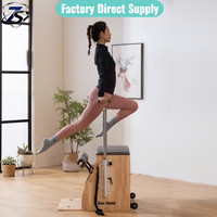 Chaise de Pilates Zeus Shield Oak à pédales réglables pour le renforcement musculaire du tronc, équipement de gym, machine de Pilates, studio de Pilates, ODM - Meilleures ventes en Europe