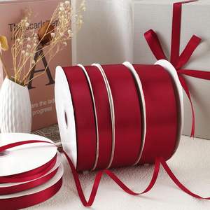 Cinta de Raso Reciclada al por Mayor, Personalizada, de Doble Cara, Bajo MOQ, Rollo de Cinta de Raso de 4 cm x 100 Yardas para Empaque de Cajas de Regalo - Product Image 3