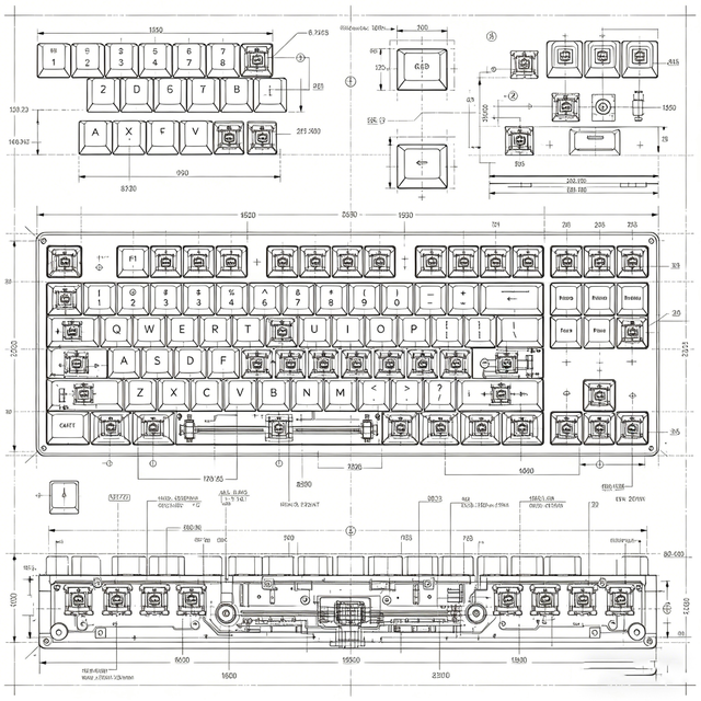 Custom ABS Game Keycap Injection Mould Mechanical Keyboard Shell Case Mould Precision Plastic Mould Manufacturer