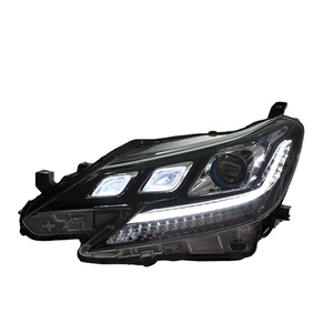 Conjunto de Faros Delanteros Modificados con Luz Diurna LED, Luz de Giro Fluida, Lente Doble, 12V 45W, Faros LED de 12V para Modelos 13-17 - Product Image 1