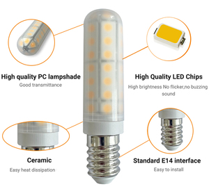 <span class=keywords><strong>Led</strong></span> T17 Frosted E14 <span class=keywords><strong>Led</strong></span> <span class=keywords><strong>Bulb</strong></span> 4 Wát siêu sáng <span class=keywords><strong>Dimmable</strong></span> pf0.9 nhấp nháy miễn phí <span class=keywords><strong>Led</strong></span> Mini bóng đèn trong nhà Đèn chùm sử dụng - Product Image 4