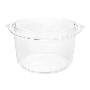 Contenedor de comida para llevar de plástico transparente duradero de 57 oz, reciclable y para ensaladas de fideos - Product Image 2