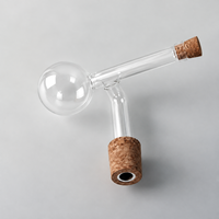 Aérateur à vin en verre soufflé à la main, design moderne YILUN, transparent, capacité de 101200 ml