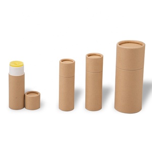 Wholesale biodegradable round kraft paper pre roll tube packaging cylinder cardboard tube for grease