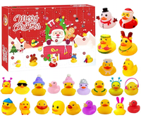 Calendrier de l'Avent Canard en Plastique et Caoutchouc 2026 – 24 Jours – Jouets de Bain de Noël Unisexe – Idée Cadeau Originale – 14 Ans et plus – CN