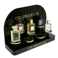 Présentoir de Comptoir Personnalisé pour Parfums – Support en Acrylique pour Cosmétiques et Produits de Parfumerie pour Magasins