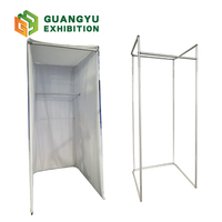 Cabines d'essayage portables en tissu tendu personnalisées, cabines d'essayage en aluminium, imperméables et ignifuges pour l'extérieur