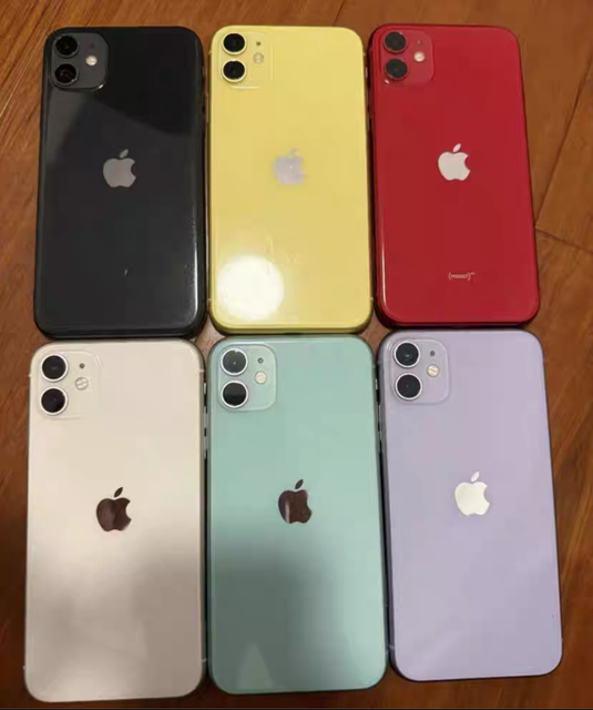 Used iPhone 11 Unlocked Original Smartphone 64GB/128GB IOS Refurbished Mobile Phone Wholesale
