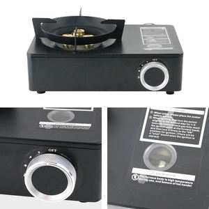 Fornello da Campeggio Portatile Pieghevole Personalizzato, Bruciatore a <span class=keywords><strong>Gas</strong></span> Butano <span class=keywords><strong>con</strong></span> Cartuccia, Antivento, Semplice per Uso Esterno - Product Image 4