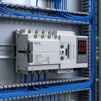 Saklar Transfer Otomatis Daya Ganda NTDT85-250B-II 3P/4P AC230V 250A Saklar Pengalih Generator untuk Catu Daya Cadangan