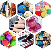Alida – poudre de Mica, Pigments en poudre métallique pour l'artisanat en résine/sol époxy/cosmétiques/Nail Art