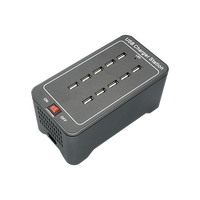 Station de charge USB 10 ports à vente directe d'usine, concentrateur de chargeur USB haute vitesse